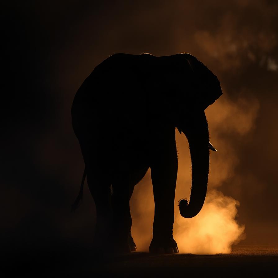 Elephant Silhouette